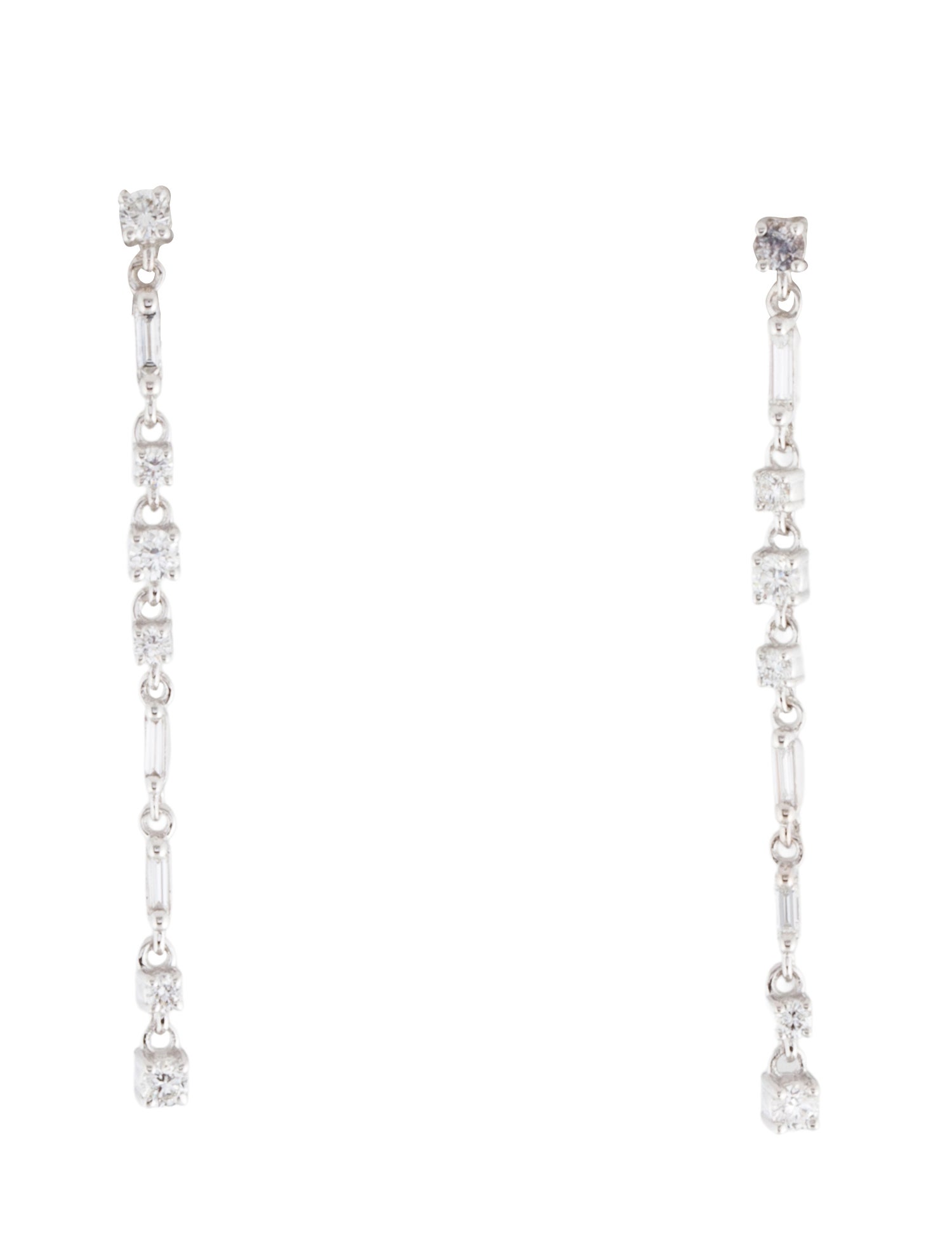 Suzanne Kalan 18K Diamond Drop Earrings