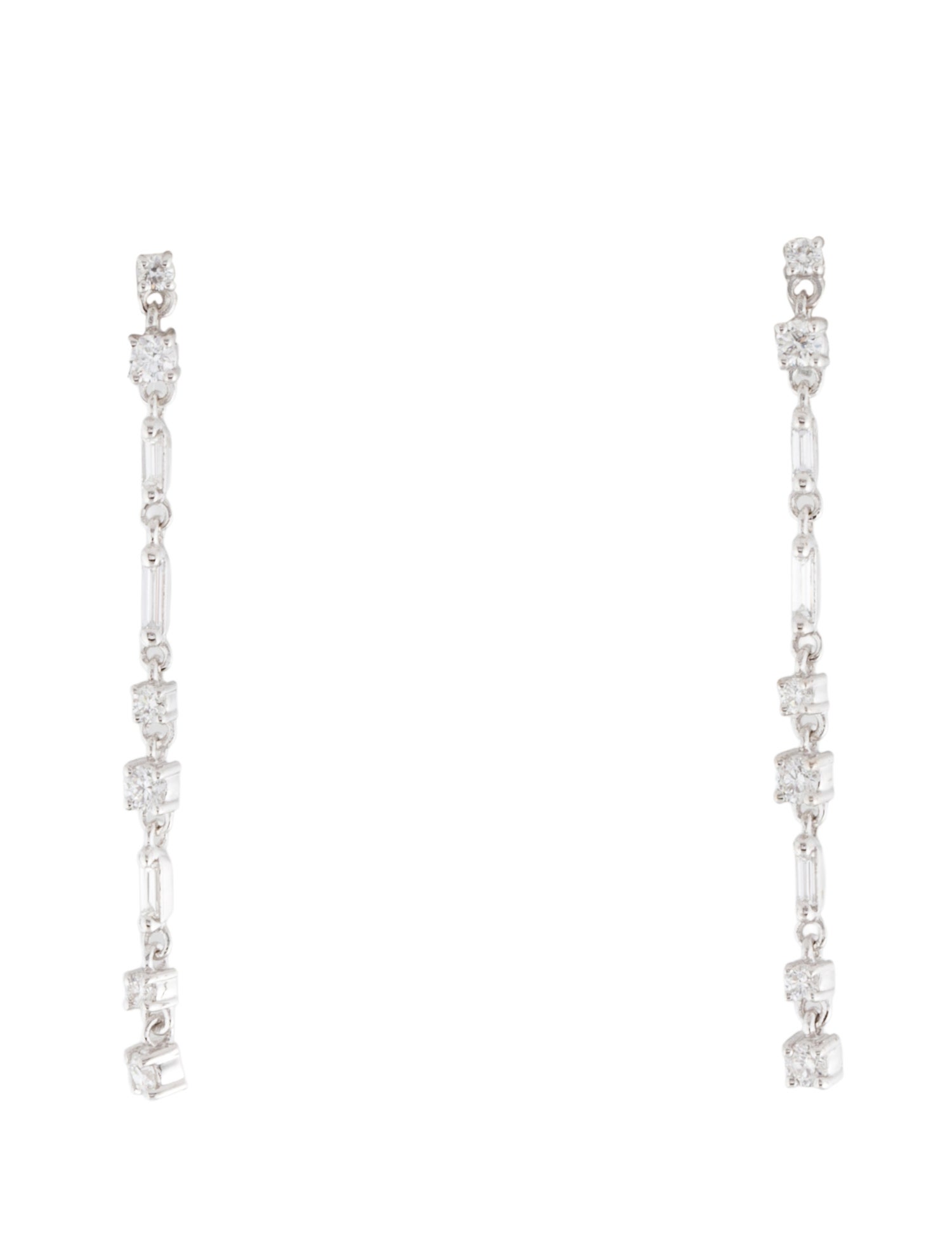 Suzanne Kalan 18K Diamond Drop Earrings