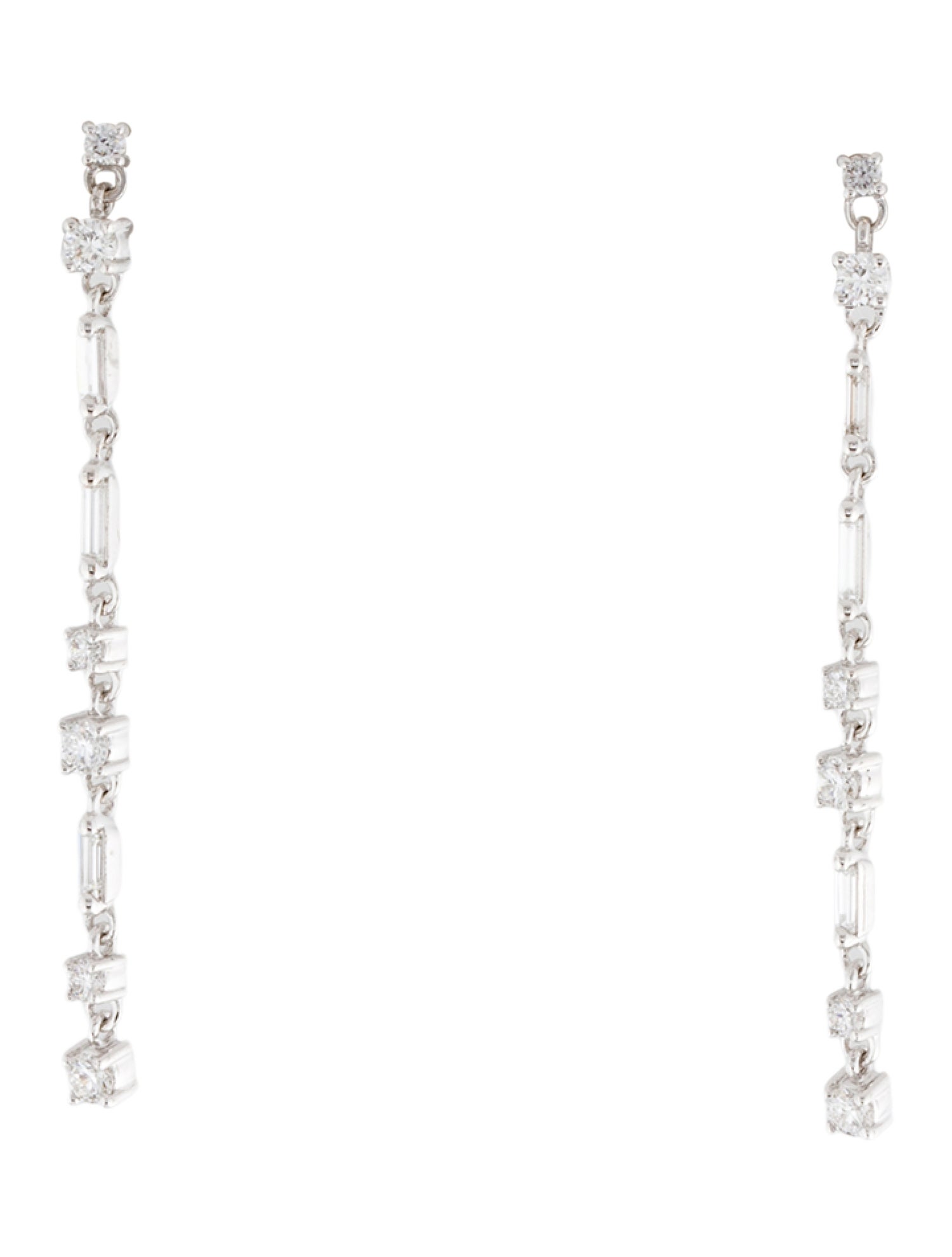 Suzanne Kalan 18K Diamond Drop Earrings