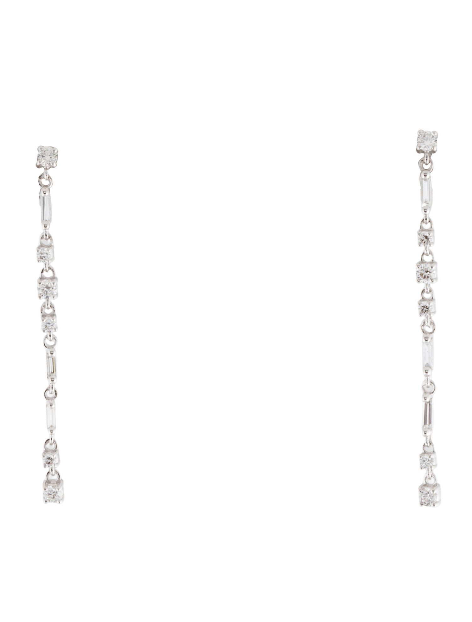 Suzanne Kalan 18K Diamond Drop Earrings