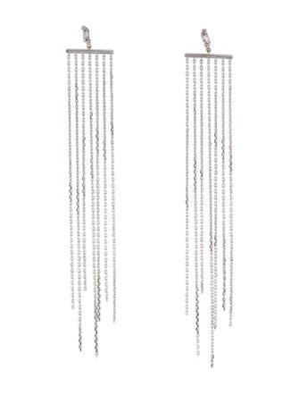 Suzanne Kalan 18K Diamond Fringe Drop Earrings