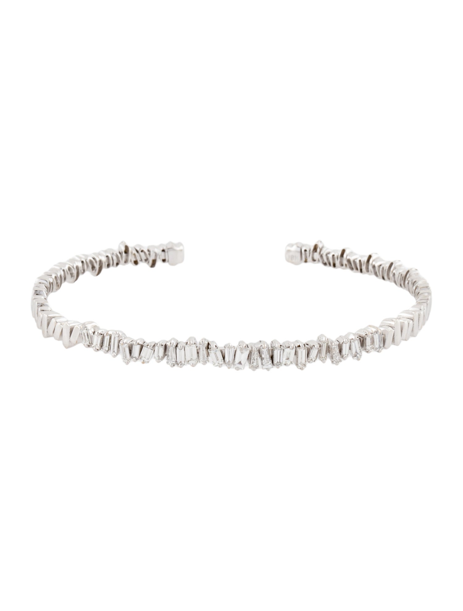 Suzanne Kalan 18K Diamond Classic Bangle