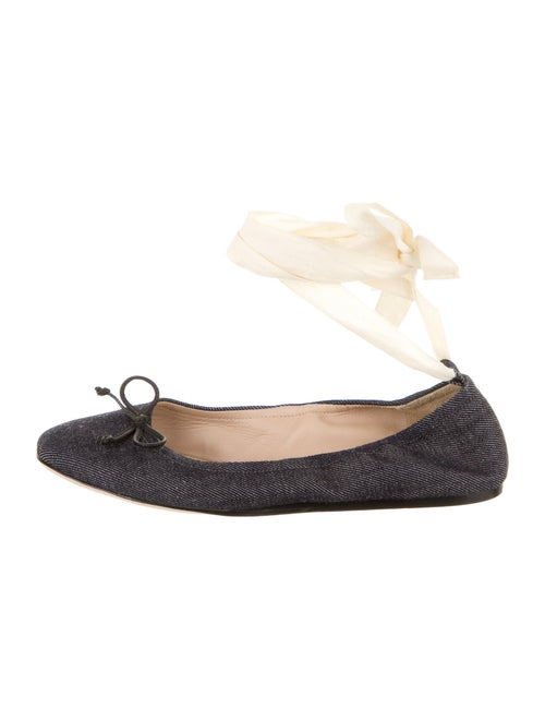 Saks Fifth Avenue Ballet Flats Blue