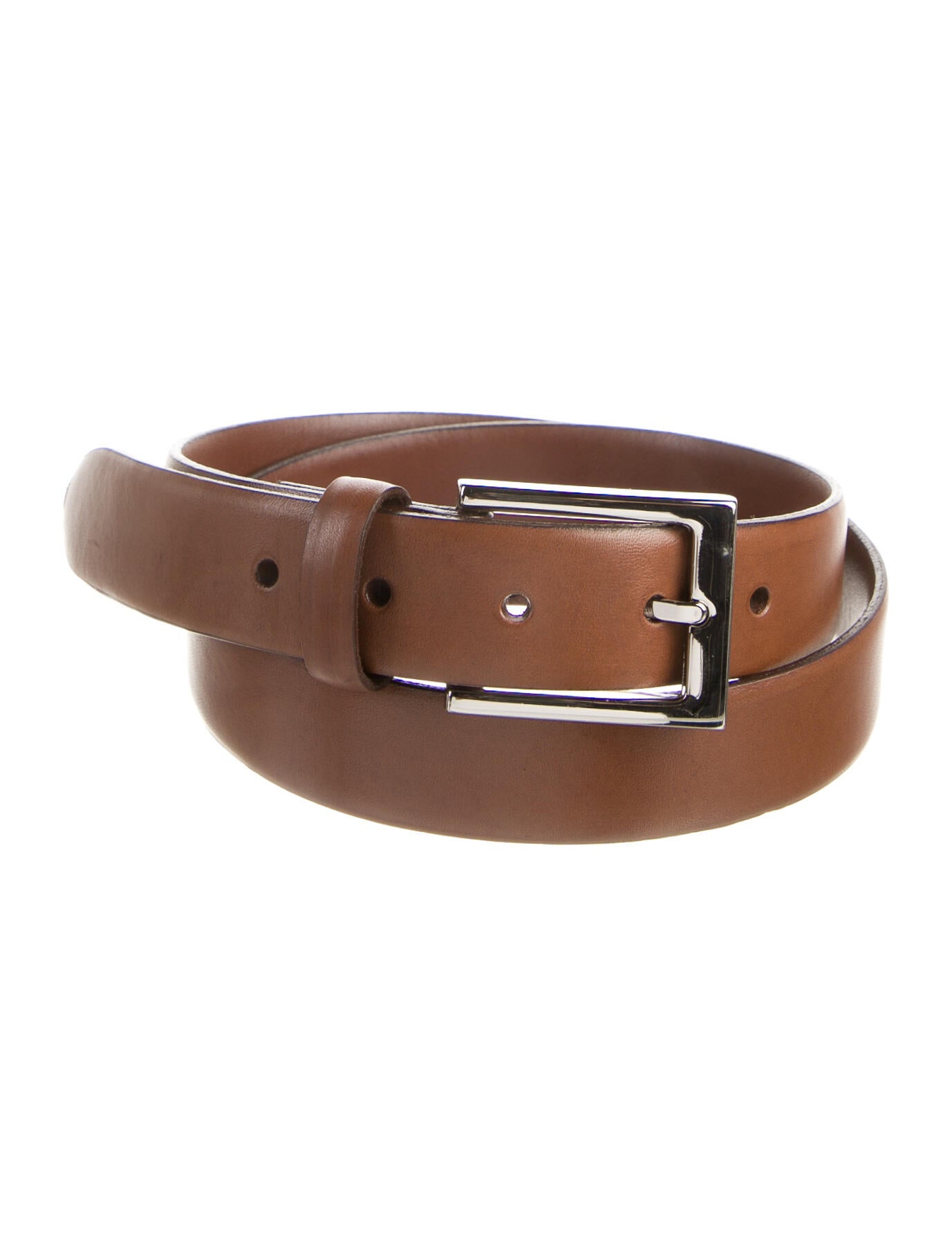 Saks Fifth Avenue Wide Leather Belt Brown Belts, Accessories