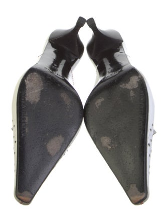 Saks Fifth Avenue Leather Tassel Accents Slides