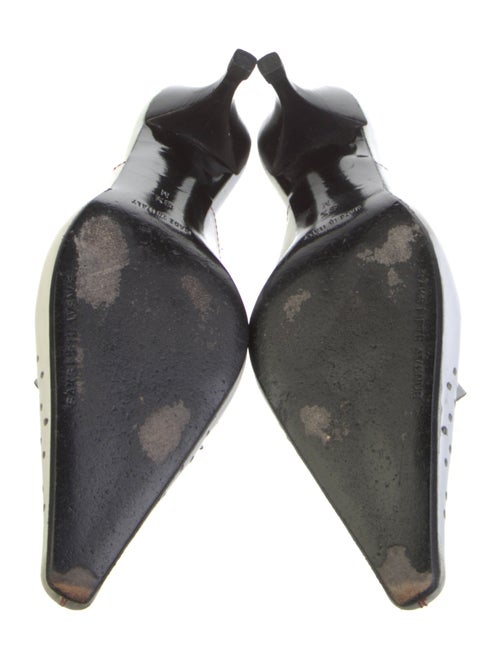 Saks Fifth Avenue Leather Tassel Accents Slides