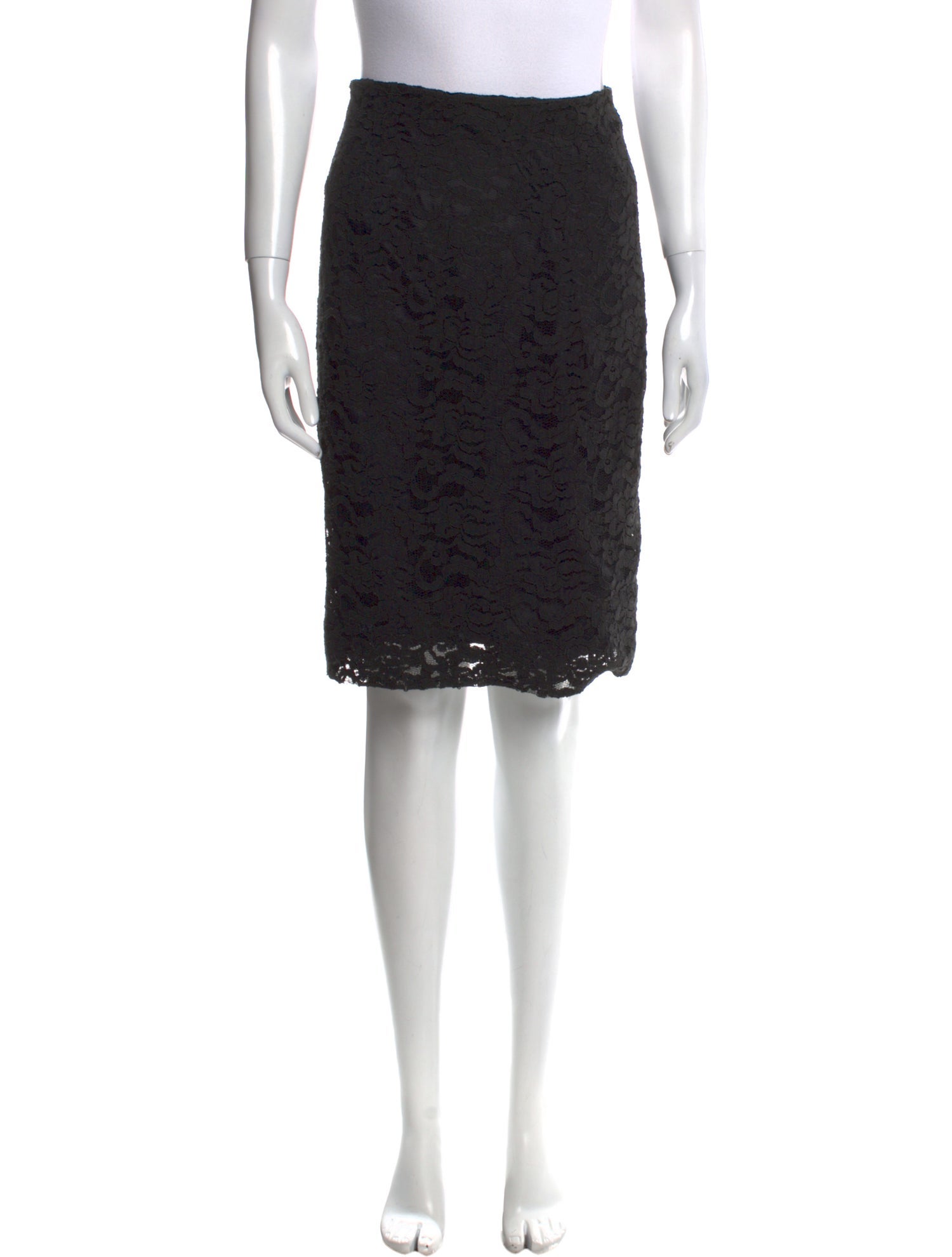Saks Fifth Avenue Lace Pattern Knee-Length Skirt