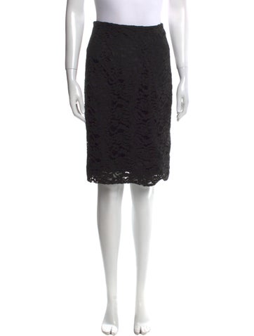 Saks Fifth Avenue Skirts Lace Pattern Knee-Length Skirt S