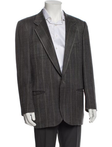 Saks Fifth Avenue Suiting Striped Blazer L