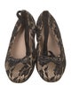 Saks Fifth Avenue Lace Animal Print Ballet Flats