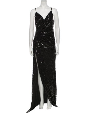Saks Fifth Avenue V-Neck Long Dress