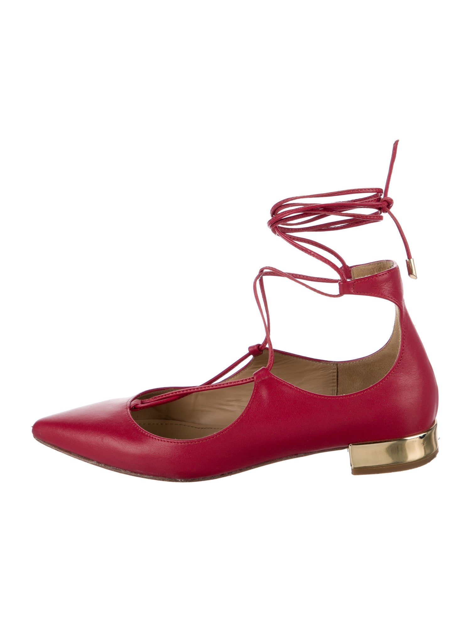 Saks Fifth Avenue Leather Ballet Flats