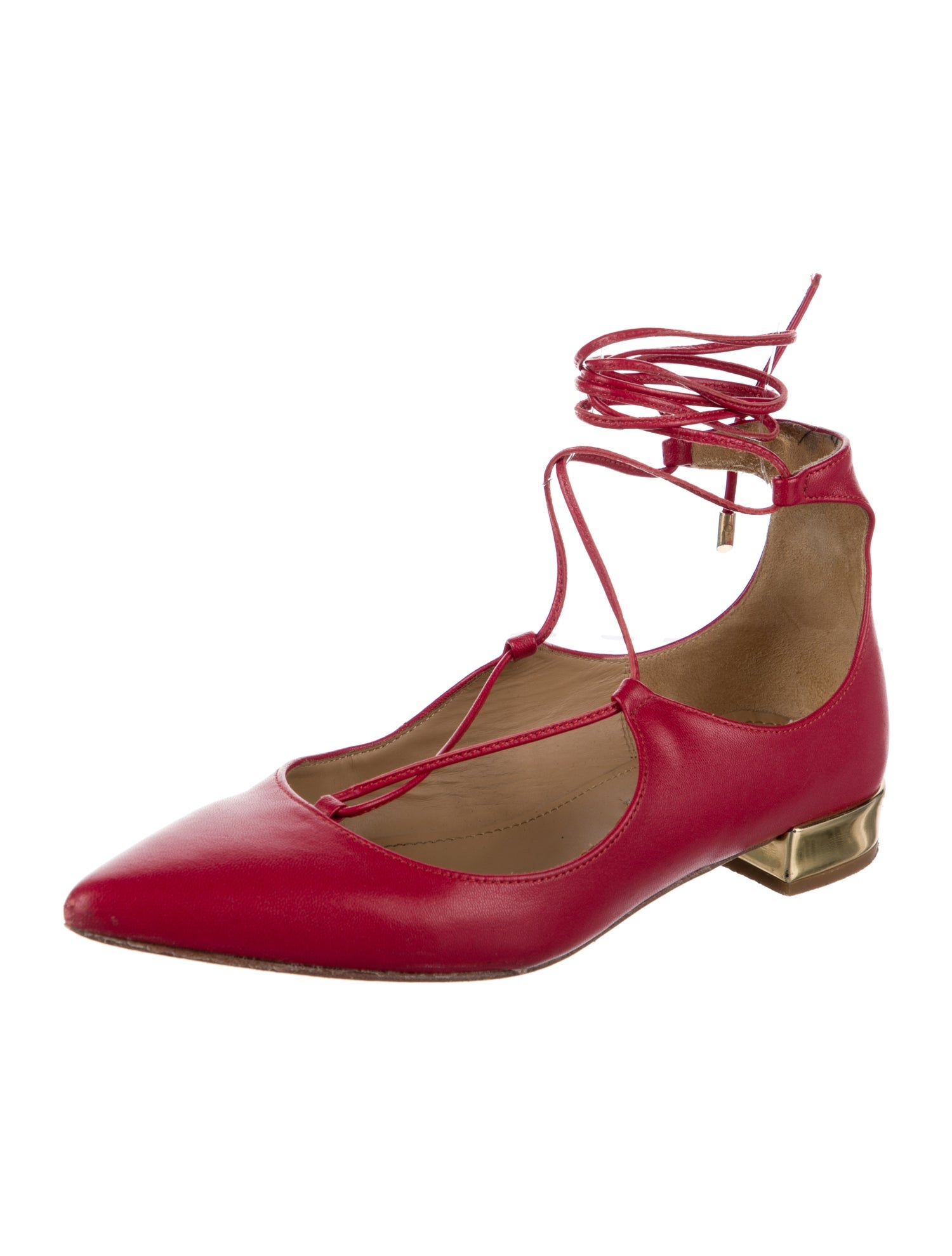 Saks Fifth Avenue Leather Ballet Flats