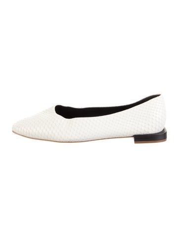 Saks Fifth Avenue Flats Leather Ballet 8