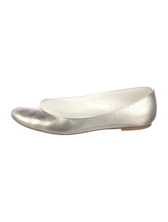Saks Fifth Avenue Leather Ballet Flats