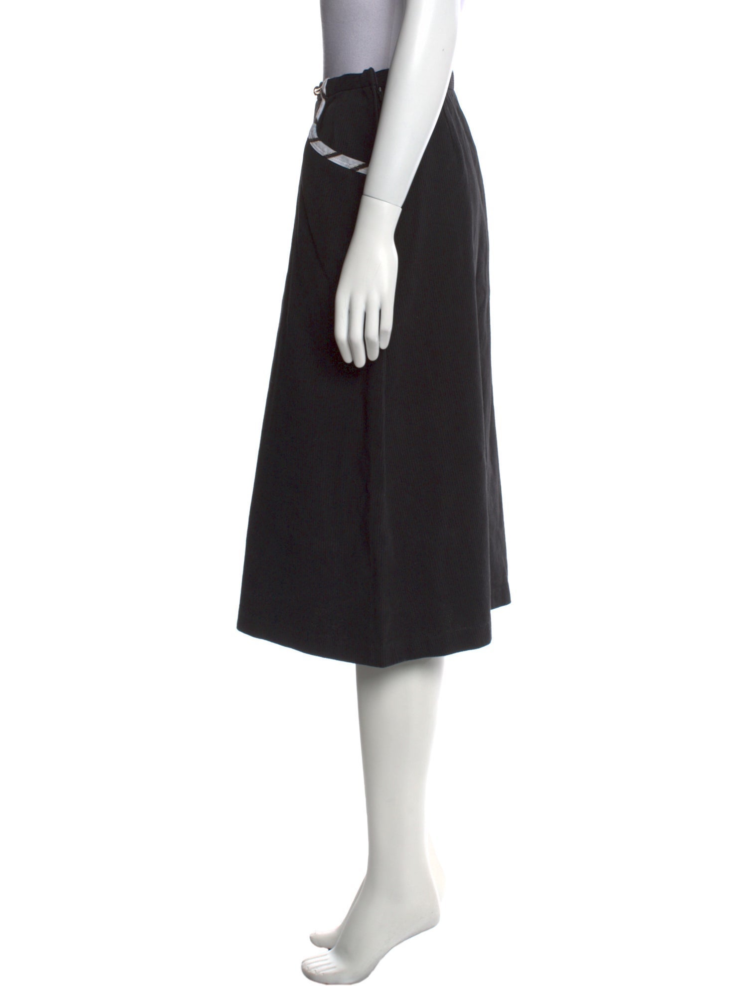 Saks Fifth Avenue Chain-Link Accents Knee-Length Skirt