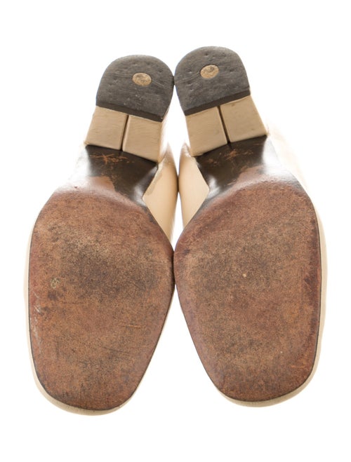 Saks Fifth Avenue Leather Chain-Link Accents Pumps