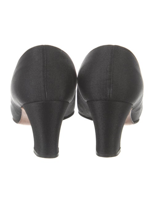 Saks Fifth Avenue Satin Crystal Embellishments Pumps