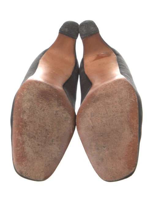 Saks Fifth Avenue Satin Crystal Embellishments Pumps