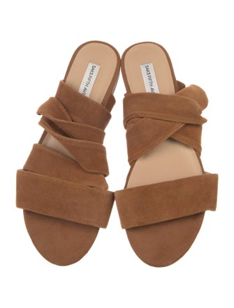 Saks Fifth Avenue Suede Gladiator Sandals