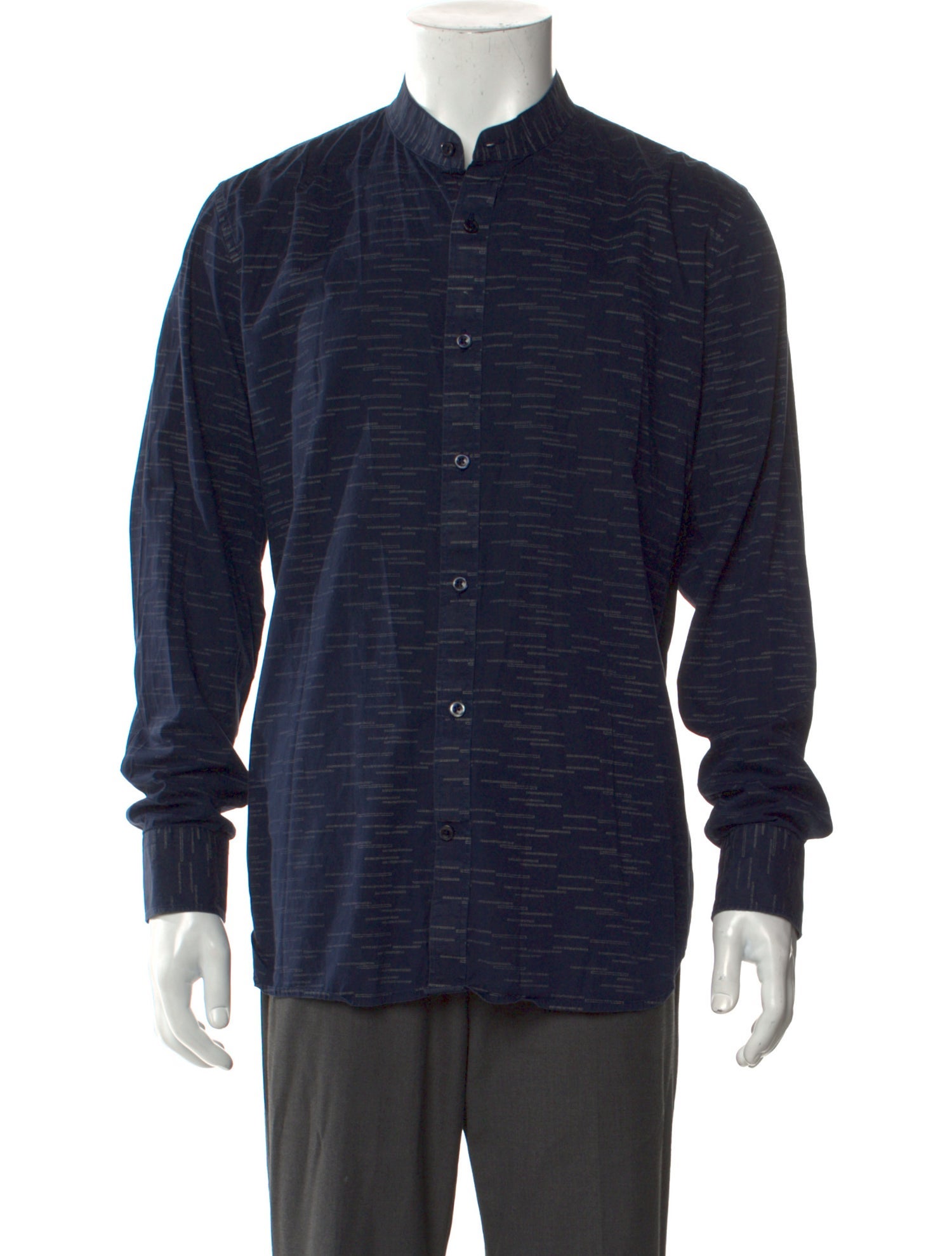 Saks Fifth Avenue Plaid Print Crew Neck Polo Shirt