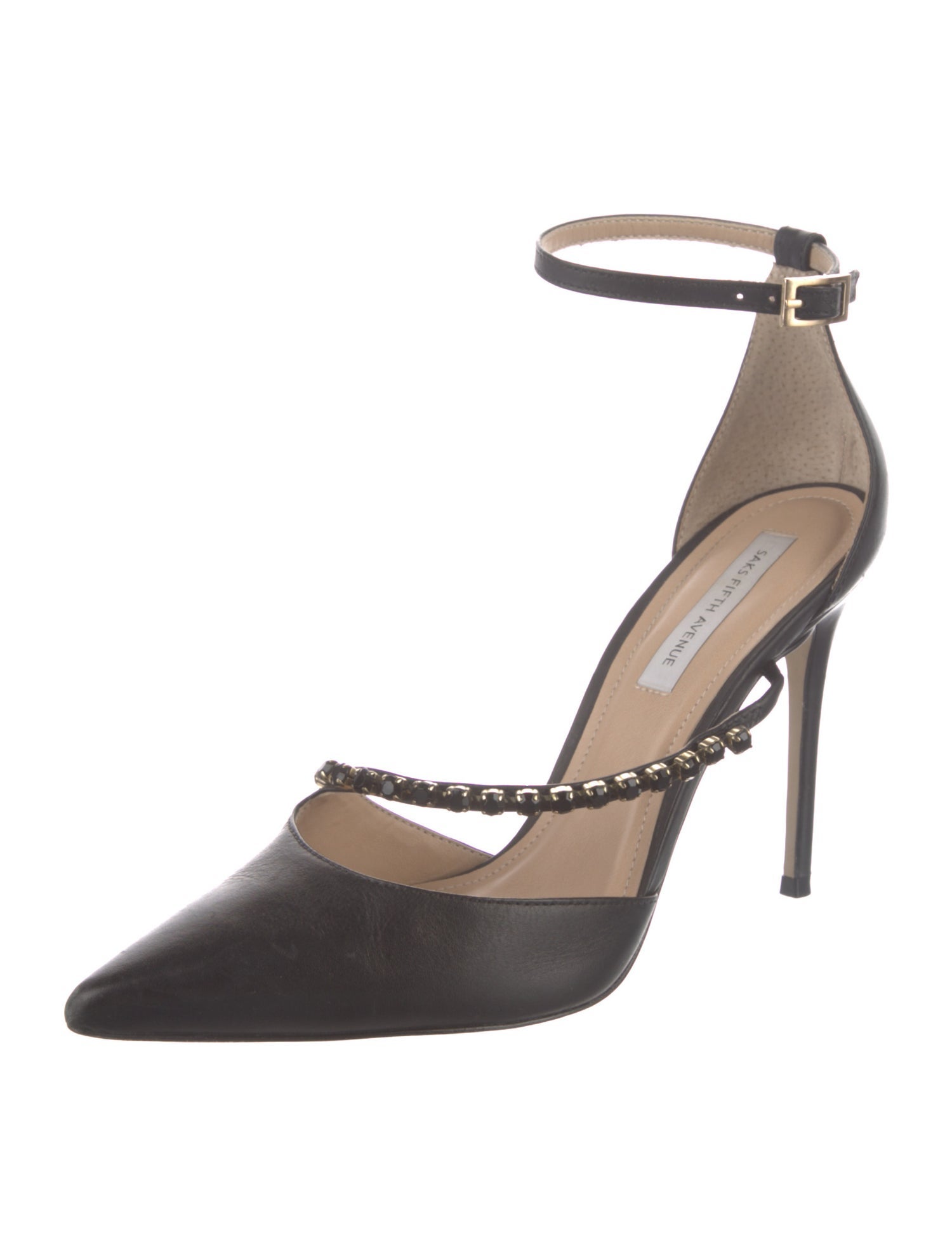 Saks Fifth Avenue Leather D'Orsay Pumps