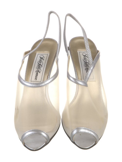 Saks Fifth Avenue Canvas Slingback Pumps
