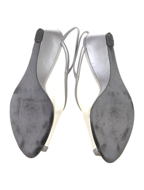 Saks Fifth Avenue Canvas Slingback Pumps