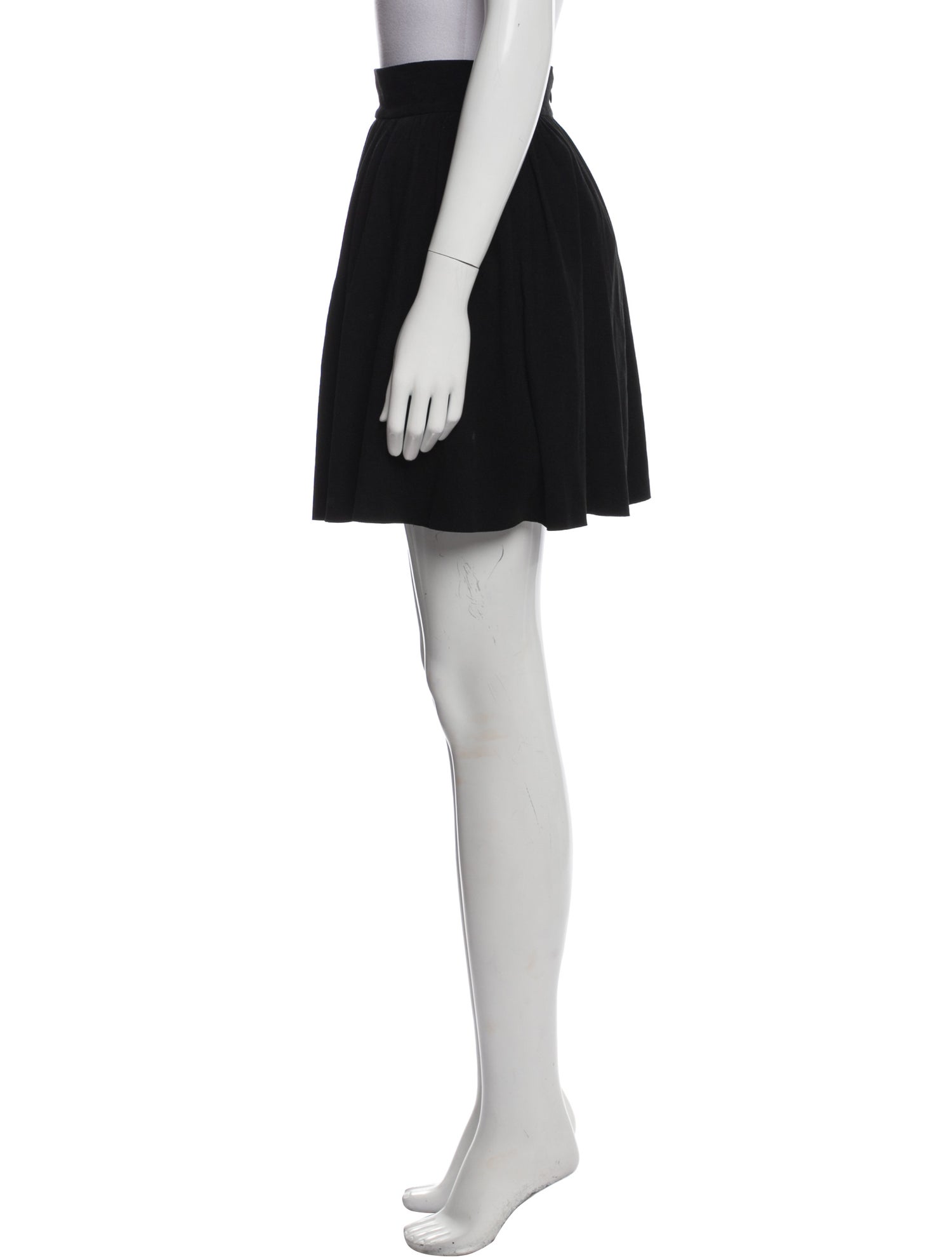 Saks Fifth Avenue Leather Mini Skirt