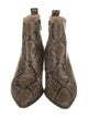 Saks Fifth Avenue Embossed Leather Animal Print Boots