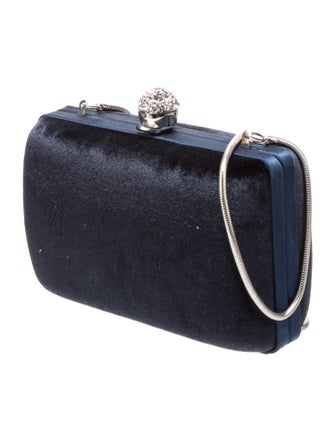 Saks Fifth Avenue Velvet Minaudière