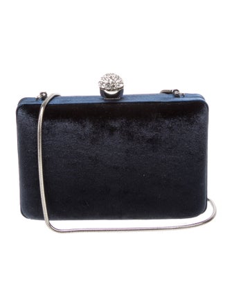Saks Fifth Avenue Velvet Minaudière
