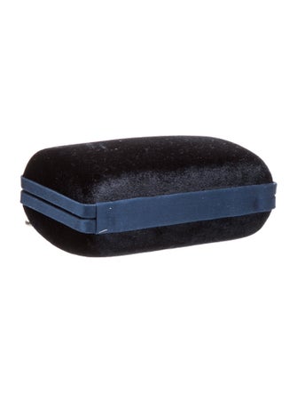 Saks Fifth Avenue Velvet Minaudière