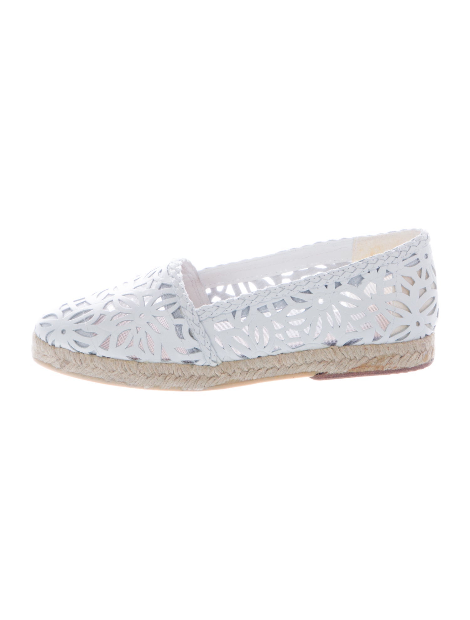 Saks Fifth Avenue Jute Mesh Accents Espadrilles