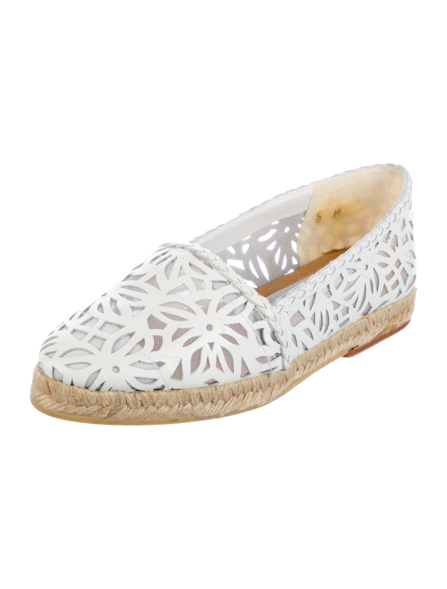 Saks Fifth Avenue Jute Mesh Accents Espadrilles