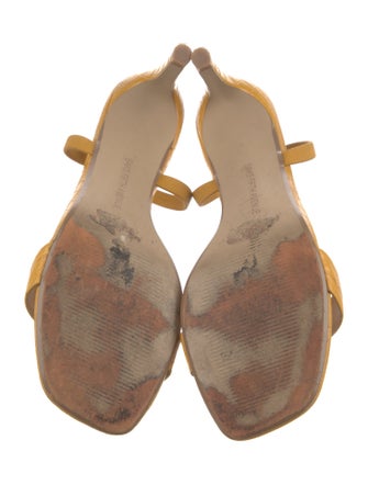 Saks Fifth Avenue Leather Slides