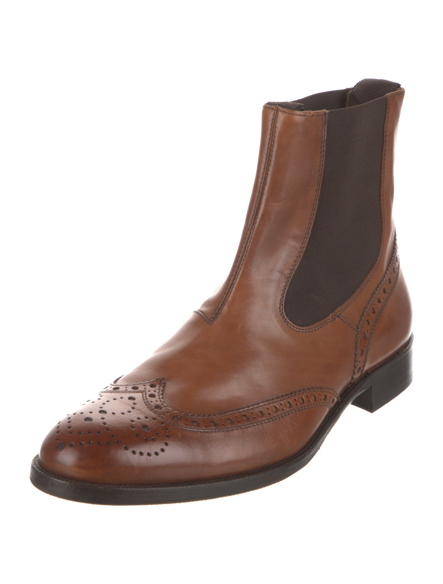 Saks Fifth Avenue Leather Chelsea Boots
