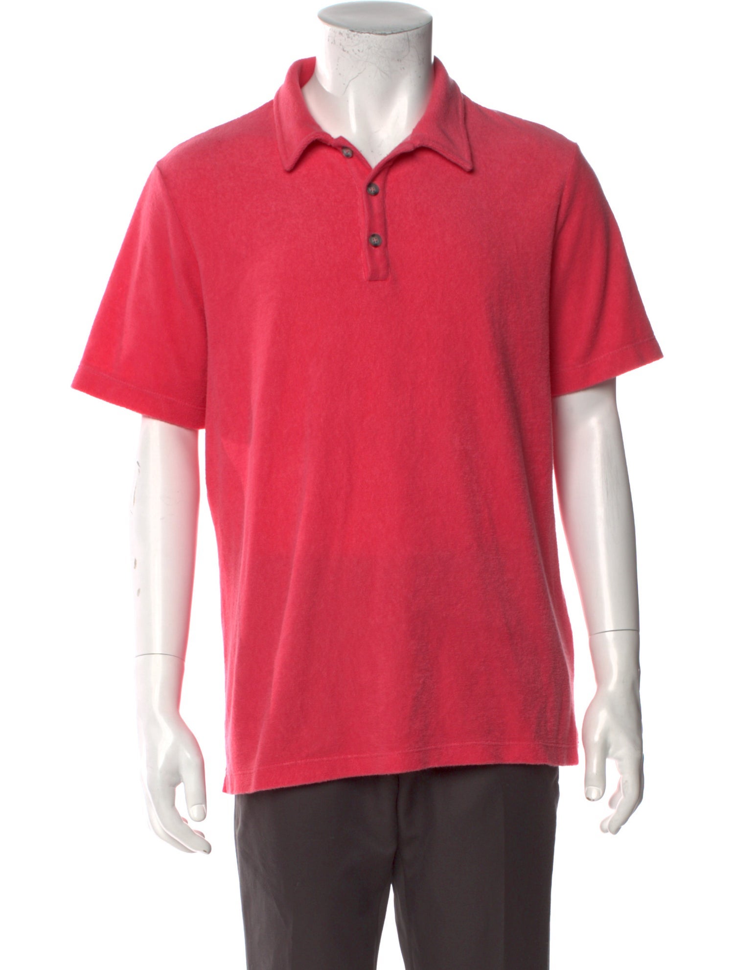 Saks Fifth Avenue Collar Short Sleeve Polo Shirt