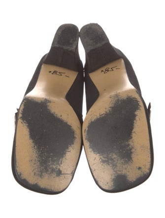 Saks Fifth Avenue Suede Fringe Trim Accent Pumps