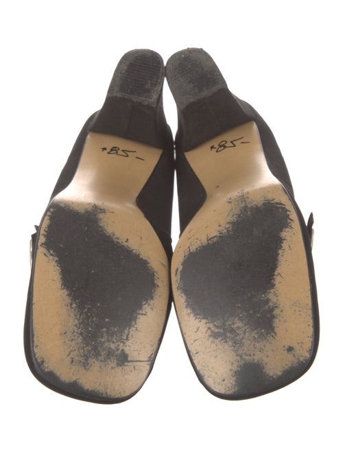 Saks Fifth Avenue Suede Fringe Trim Accent Pumps