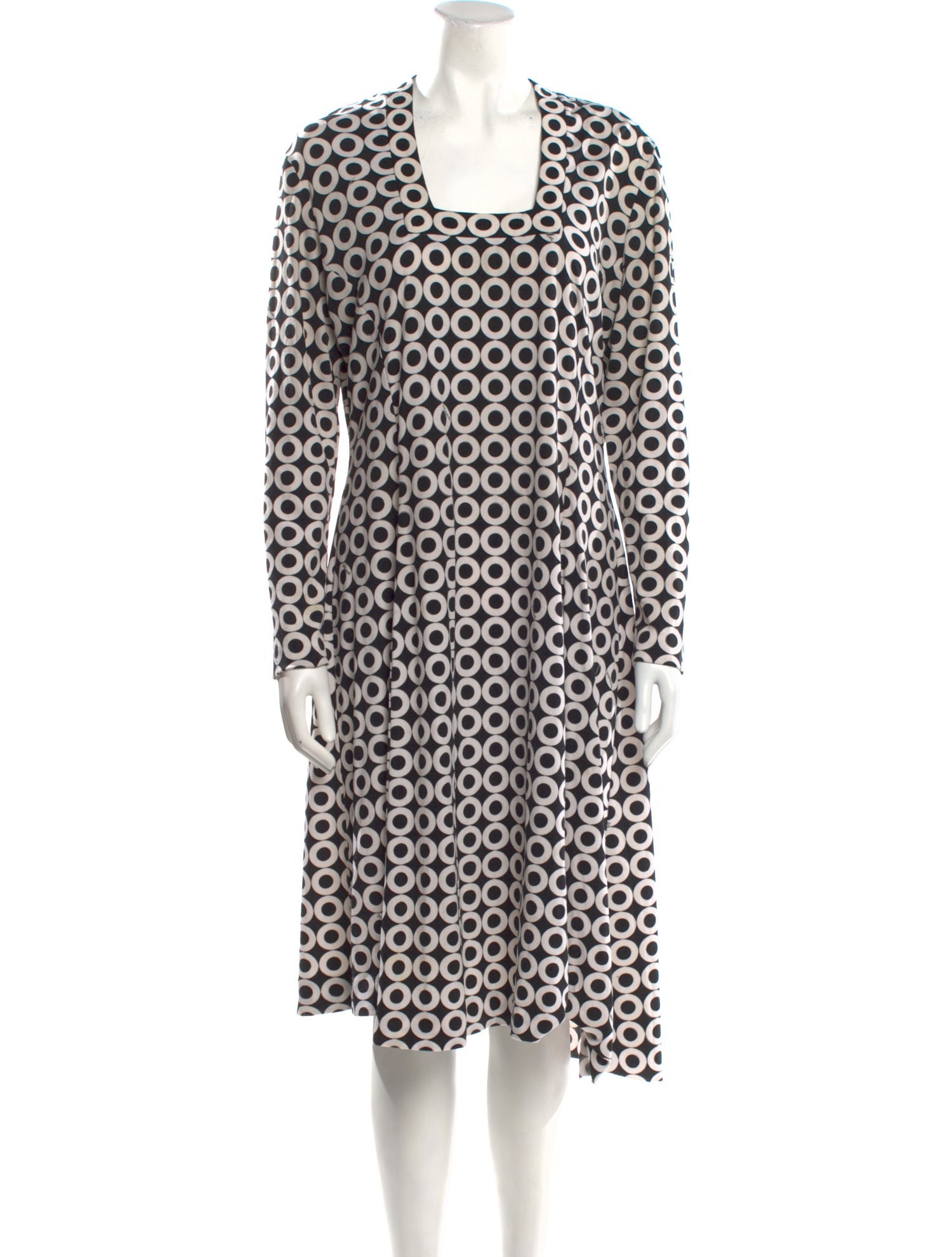 Saks Fifth Avenue Silk Midi Length Dress