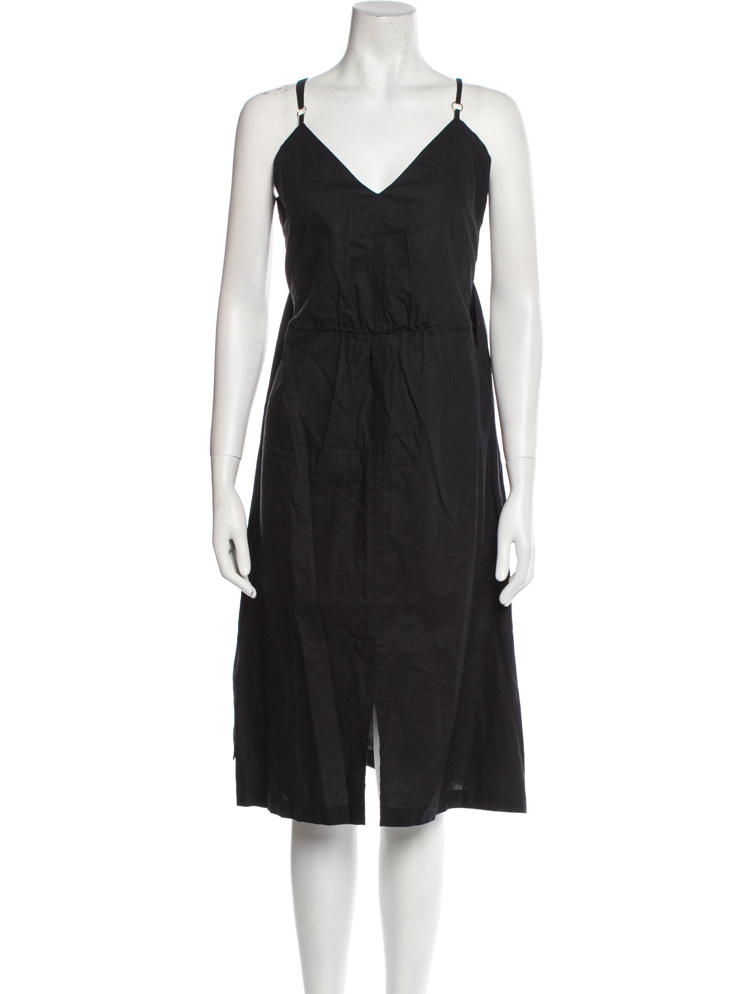 Saks Fifth Avenue Linen Midi Length Dress