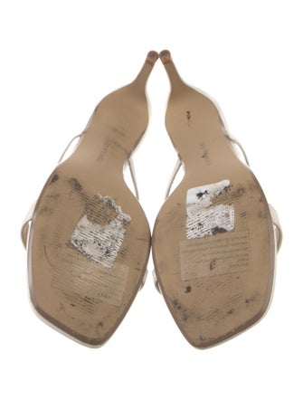 Saks Fifth Avenue Leather Slides