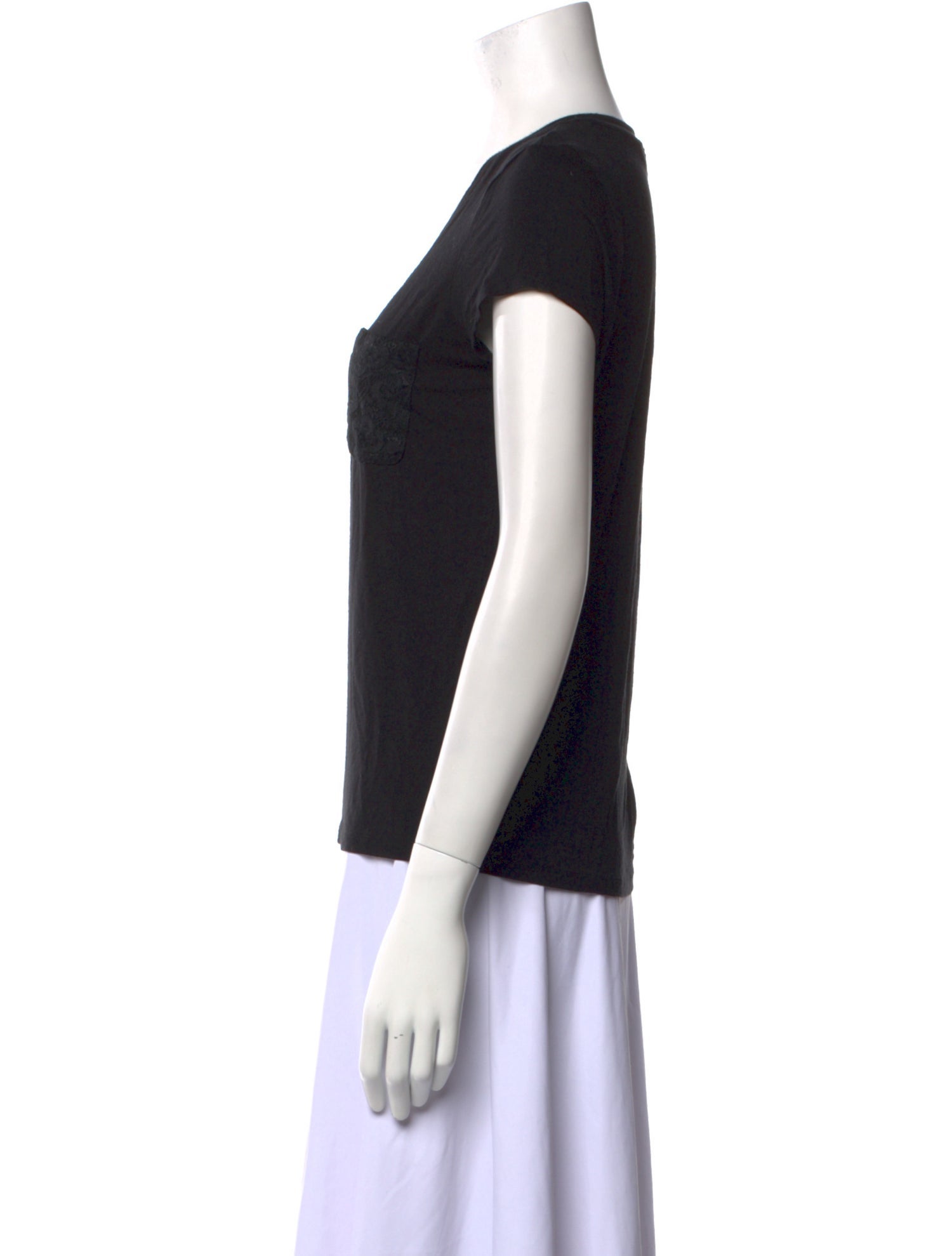 Saks Fifth Avenue V-Neck Short Sleeve T-Shirt