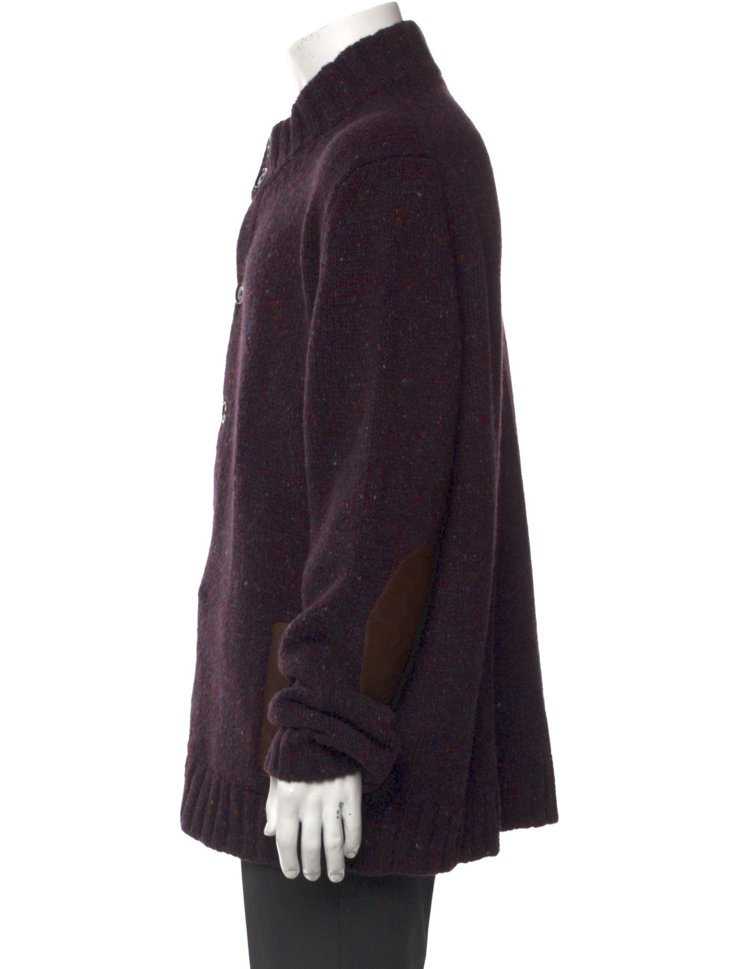 Saks Fifth Avenue Merino Wool Mock Neck Cardigan