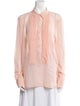 Saks Fifth Avenue Silk Long Sleeve Button-Up Top