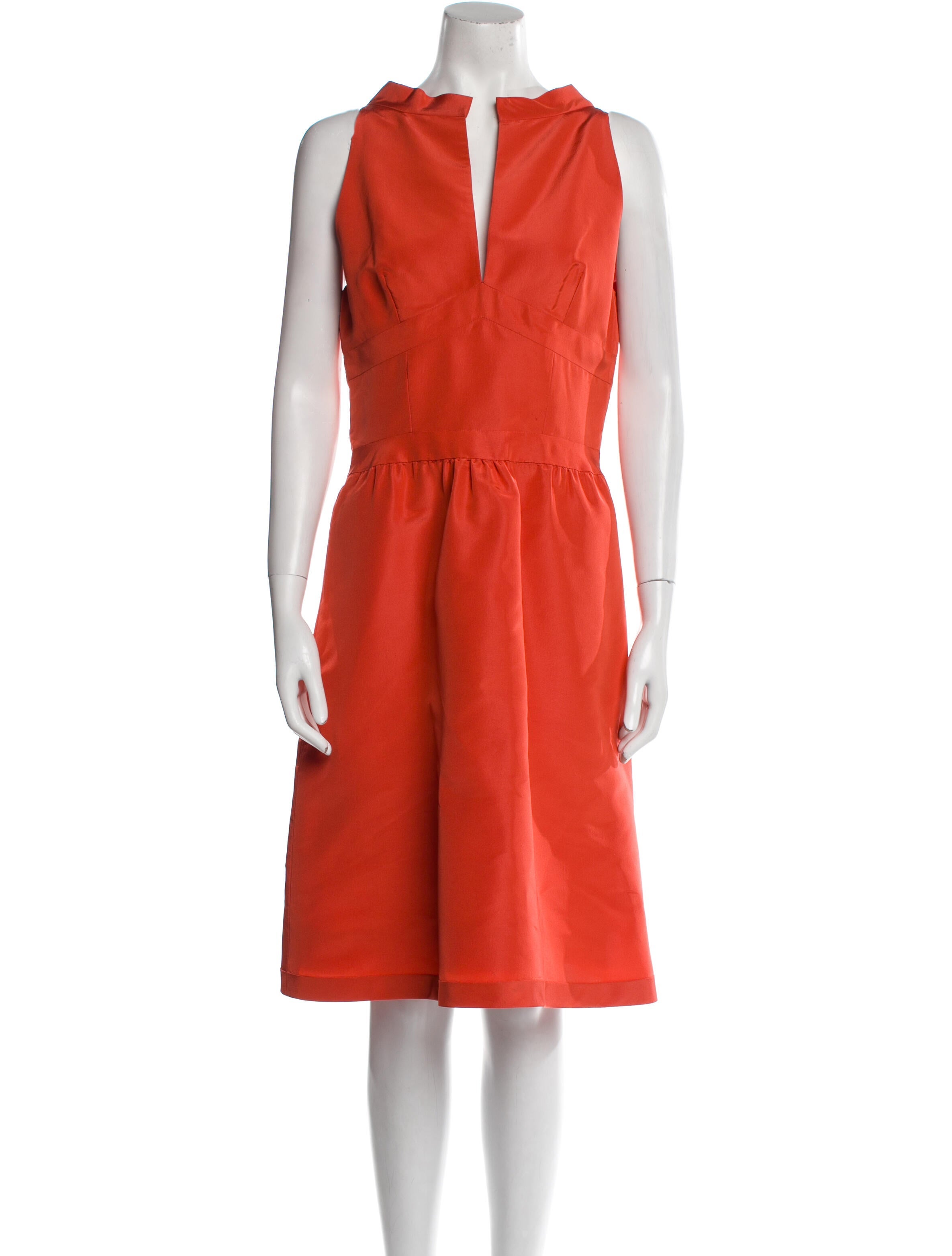 Saks Fifth Avenue V-Neck Knee-Length Dress