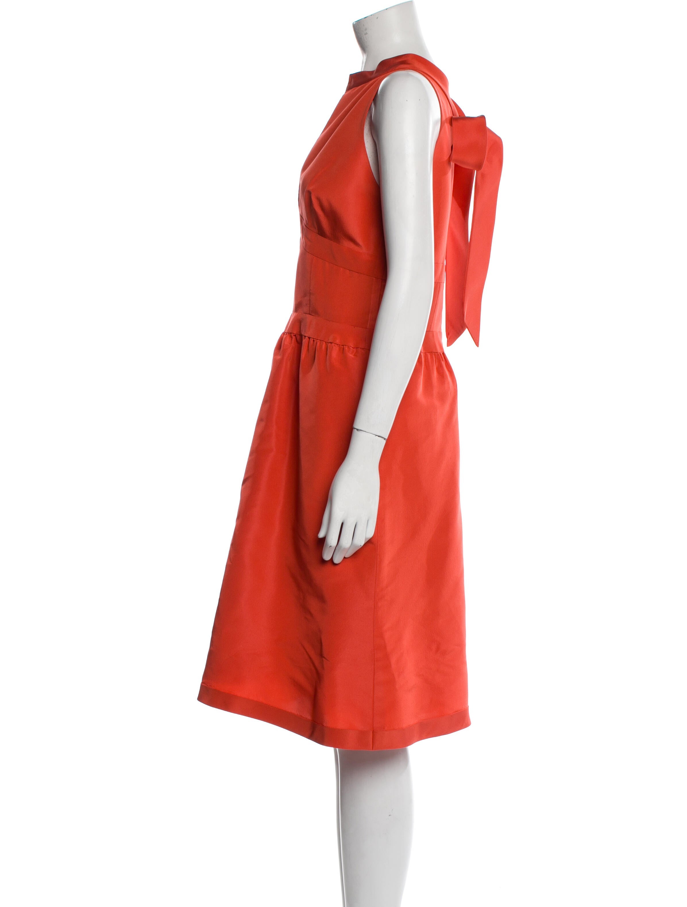 Saks Fifth Avenue V-Neck Knee-Length Dress