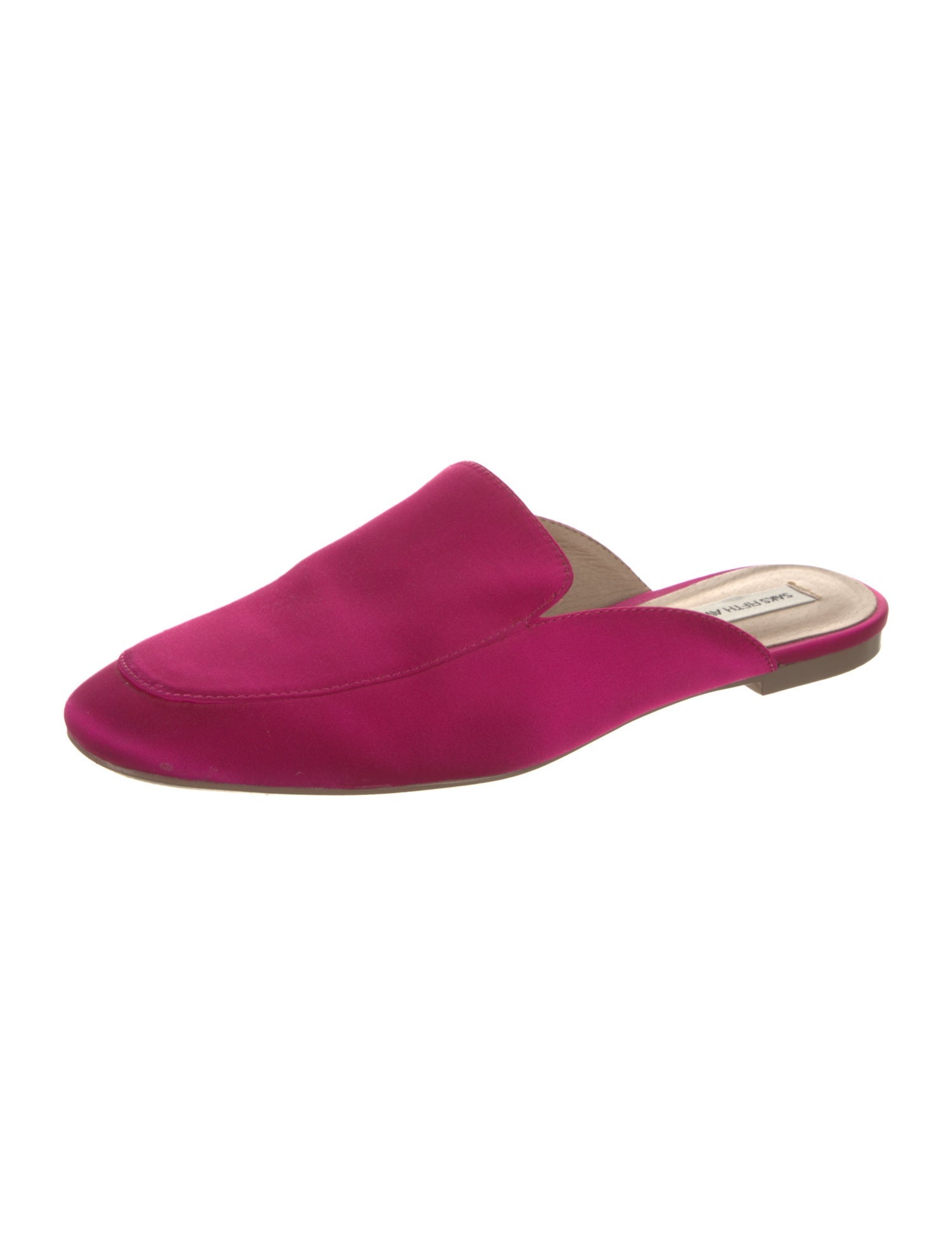 Saks Fifth Avenue Satin Mules