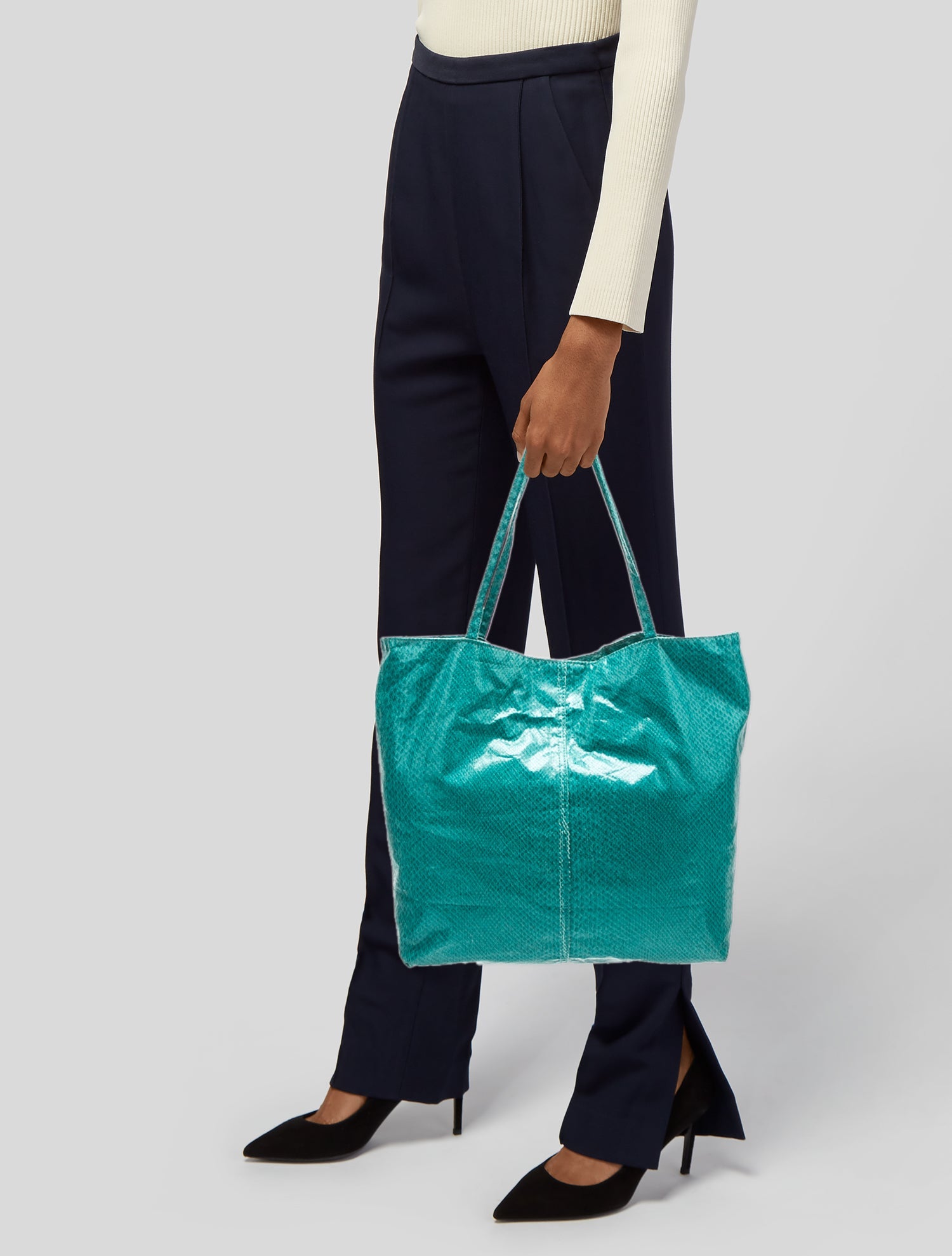 Saks Fifth Avenue Leather Tote